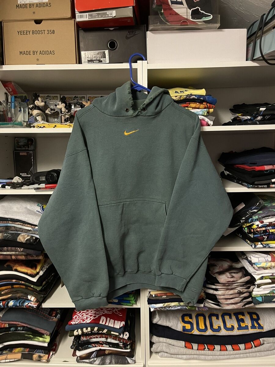 vintage 90s nike center swoosh hoodie jade green L Travis vintage 90s nike center swoosh hoodie jade green L Travis