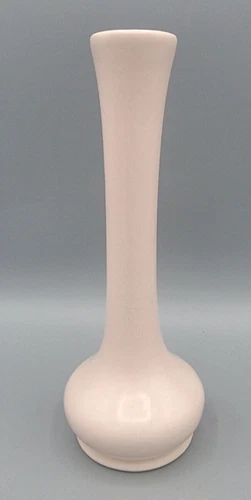 Red Wing Pottery USA 510 Bud Vase Pale Pink 7”