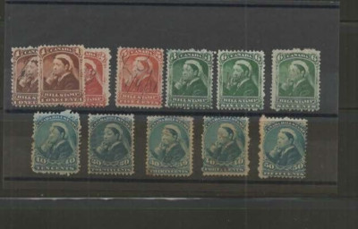 Stamps Canada, lot of revenues stamps BILL STAMPS, used | eBay