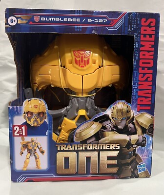 Transformers One 2 in 1 Bumblebee B-127 9.8 Inch Robot Action Figure & Mask NEW