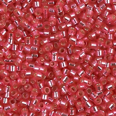 Miyuki Delica Seed Beads 11/0 Silver Lined Duracoat Hibiscus 7.2 Gram DB2154
