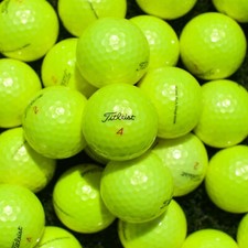 24 Yellow Titleist Pro V1x Mint Quality Used Golf Balls 5A / AAAAA FREE SHIPPING