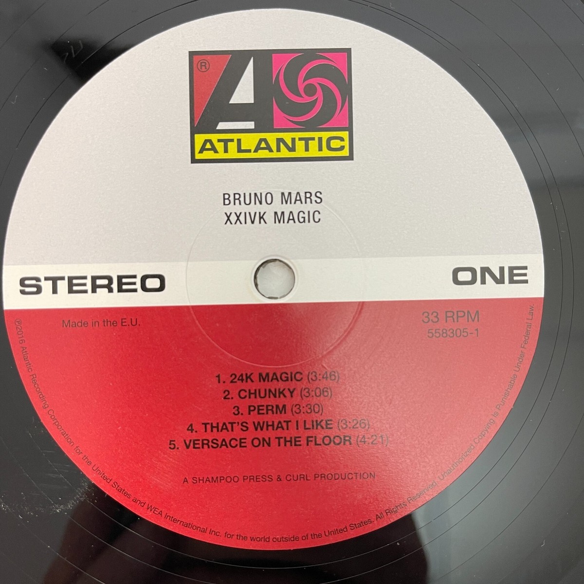 米、欧LP Bruno Mars XXIVK Magic 5583051 Atlantic /00400 LP/GF BRUNO MARS XXIVK Magic 5583051 Atlantic USA & EU