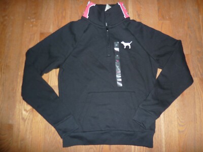 Sweat-shirt/sweat à Capuche Victoria's Secret PINK - 1/4 Zip - Manches Longues - Neuf Avec étiquettes (NWT)