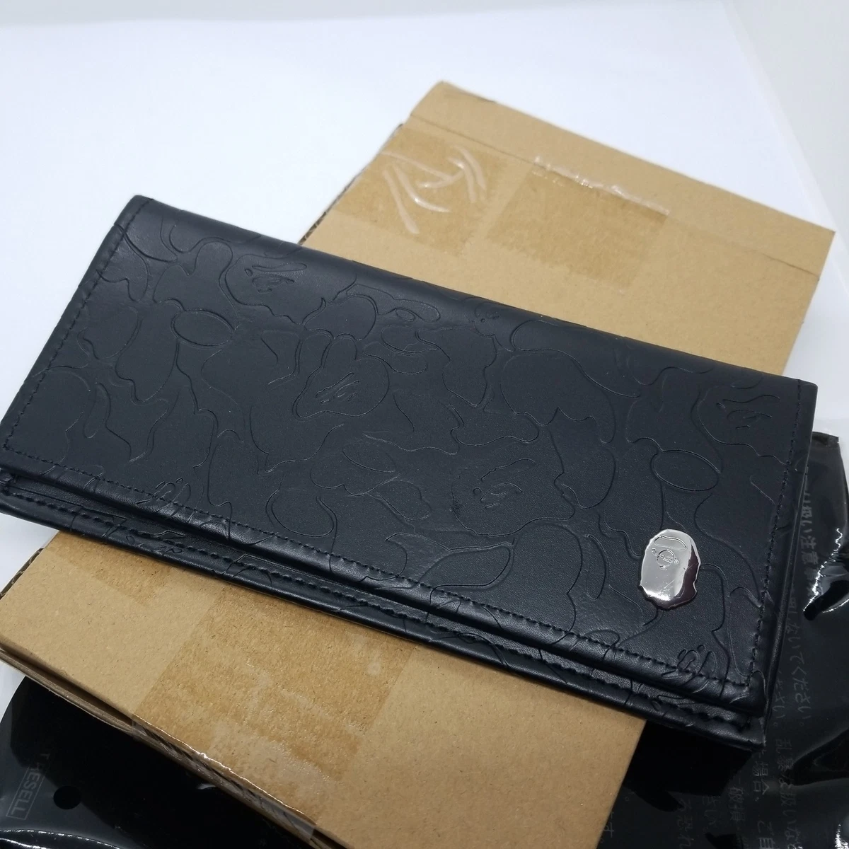 超希少A BATHING APE old wallet A Bathing Ape Black Wallets for Men for sale | eBay