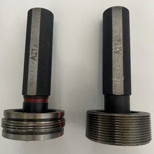 Feingewinde Grenzlehrdorn Gewinde lehr dorn, M 62x2 mm, Gut- und Ausschussdorn