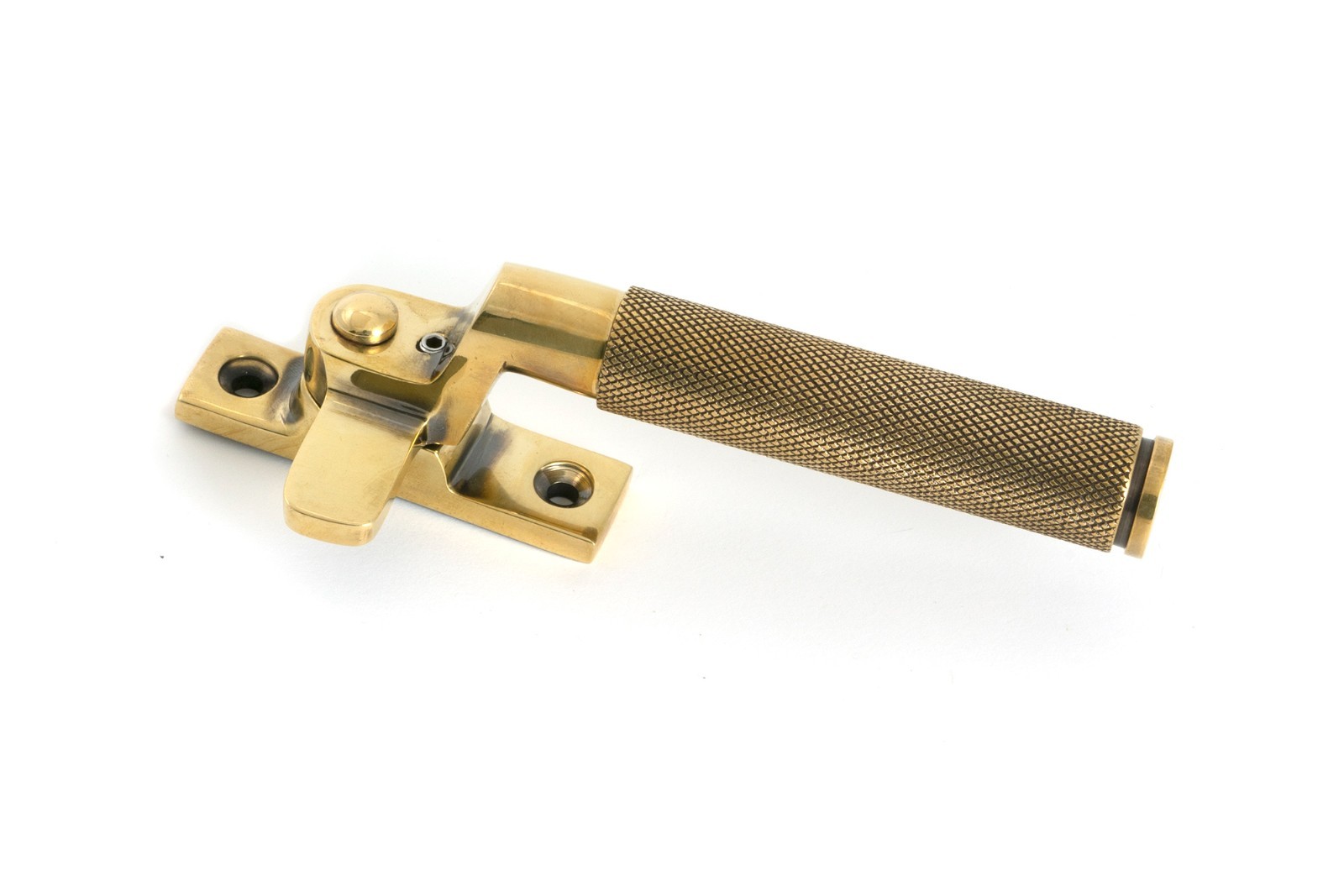 From The Anvil 52116 Aged Brass Locking Brompton Fastener - RH