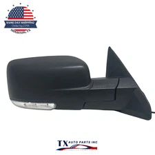 Passenger Side Mirror for RAM 1500 Power Heated Manual Fold Signal Puddle Lamp