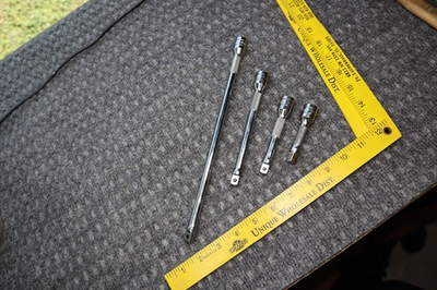 #ad Snap On Tools 3 8quot; Extension Set 4 FXK 3 4 6 11 Knurled USA Clean $99.95