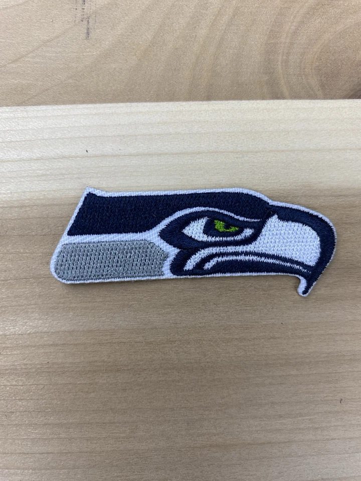 Seattle Seahawks Embroidered Iron On Patch 2.5" x 1"