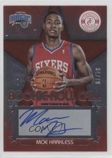 2012 Totally Certified Rookie Roll Call Red 34/79 Maurice Harkless Moe Auto 3c7