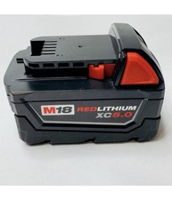  1 Milwaukee M18 48-11-1850 RED LITHIUM XC 5.0 Battery Pack 18V Genuine
