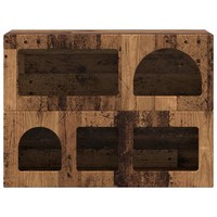 Sideboard Elst Altholz 80,5X35X59 Cm Landhausstil Holzwerkstoff