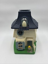 Vintage 1976 Weebles Haunted House Playset W/ Figures Furniture Ghost Girl