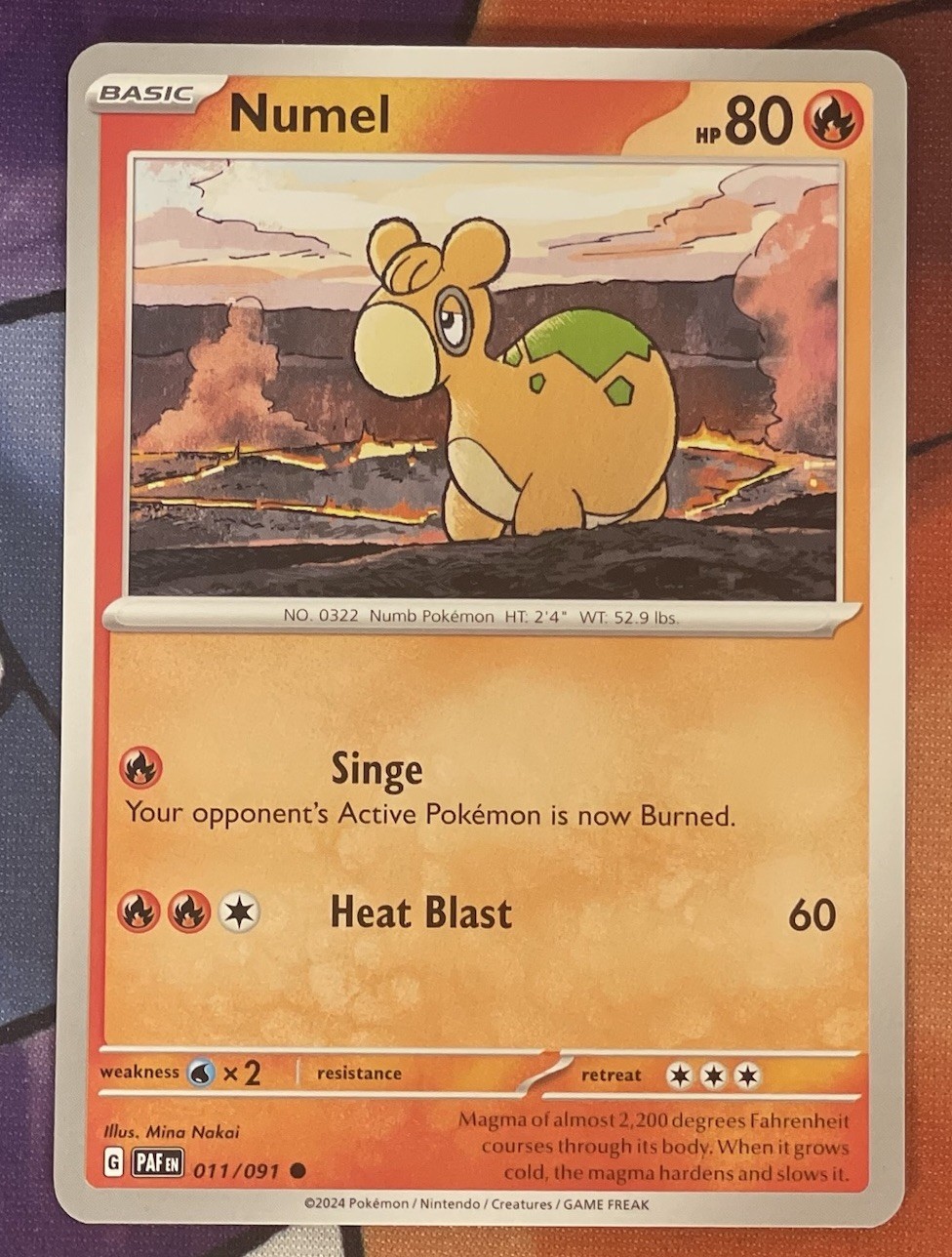 Numel 11/91 Common | Paldean Fates | Pokemon Card