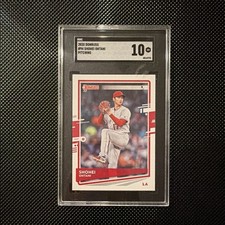 Panini 2020 Donruss Shohei Ohtani #94 Angels SGC 10 Gem Mint Graded