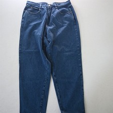 Venezia 18 Vtg USA Made Tapered Dark 100% Cotton Denim Womens Jeans