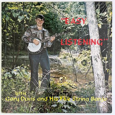 RARE! GARY DAVIS & HIS 5-STRING BANJO ''Easy Listening'' Bluegrass LP, Chattanooga