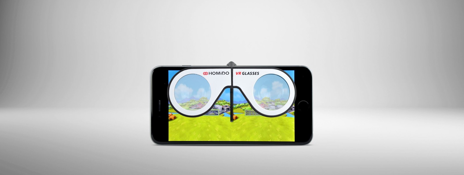 Mini Virtual Reality Glasses for Smartphone Foldable VR Headset Compliant wit...