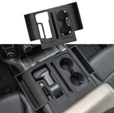 Gear Shift Panel Tray with 2021-2026 Ford F150 Center Console Storage Gear Sh...