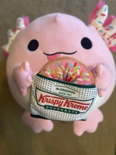 Zuru Snackles Series 2 Axolotl Abbie & Krispy Kreme 14-inch Plush Toy