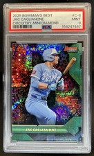 2025 Bowman's Best Jac Caglianone Circuitry Mini Diamond Refractor #C-8 PSA 9