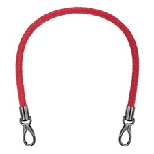 Braided Purse Strap, 25.6 Inch for Handbag Tote Making  Bright Red 