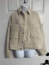 IRO Cream WOOL-Blend SEZRA Jacket