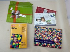 Staples Photo Plus 4 x 6 Gloss Paper 60 Sheets 19898 New Plus Extras HP Canon