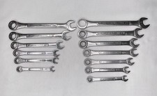 Craftsman Industrial Sae Metric Ratcheting Combination Wrench Set 13 Pcs. Usa