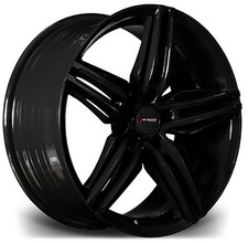 Alloy Wheels 19" Velocity VC6 Black Gloss For VW Tiguan [Mk2] 16-24