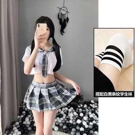 Sexy Japan Sailor Student Cosplay Costumes Hot Schoolgirl Uniform Women Lingerie