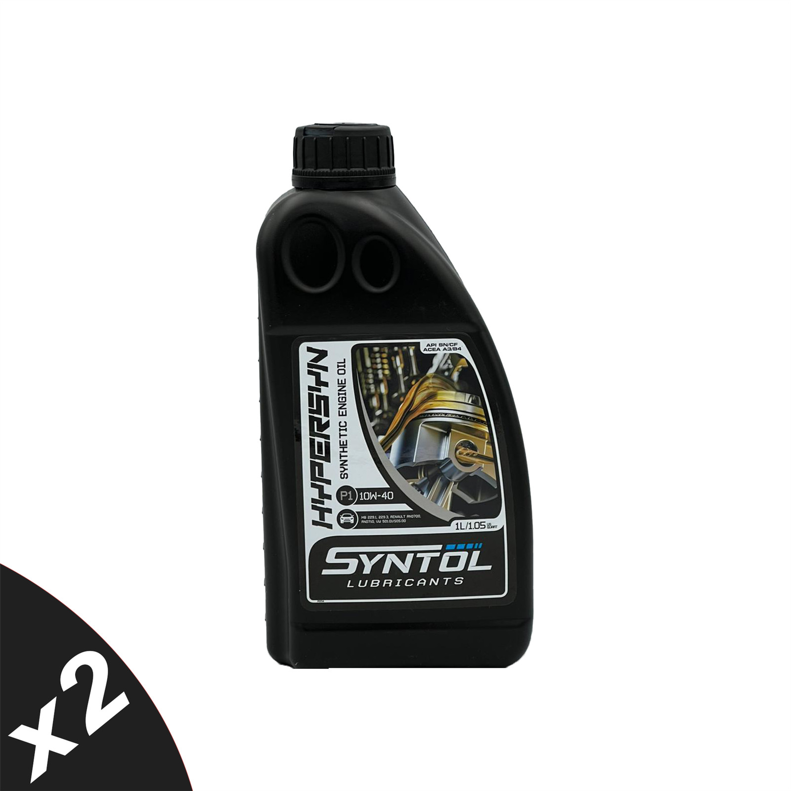 10w40 Semi-Synthetic Engine Oil API SN CF A3/B3 A3/B4 MB 229.1 VW 501/505 2x1L