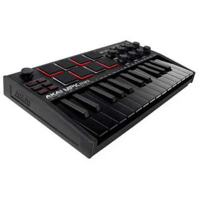 Akai MPK Mini MIDI Keyboard Controller 25 Tasten MPC Pads USB