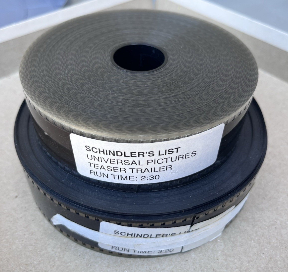 1993 Schindler's List Original Movie Trailer Theater 35mm Film Lot  Universal