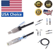 SFF-8644 to SFF-8088 SAS Cable, 1m - High-Speed 6Gbps for Reliable Data Transfer