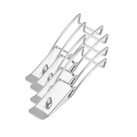 4 StüCk 201 Edelstahl Feder Umschalten Verriegeln Packen Klemme 118,5 Mm