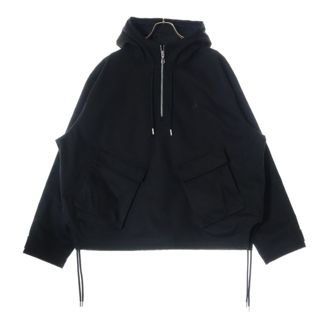 SACAI X NIKE NIKE XTRAVIS SCOTT GIACCA COTONE TRAVIS CON CAPPUCCIO MEZZA ZIP NERO DZ5488 010 Us