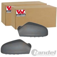 2X VAN Wezel Spiegelkappen Grundiert Passend FüR Opel Astra Links+Rechts