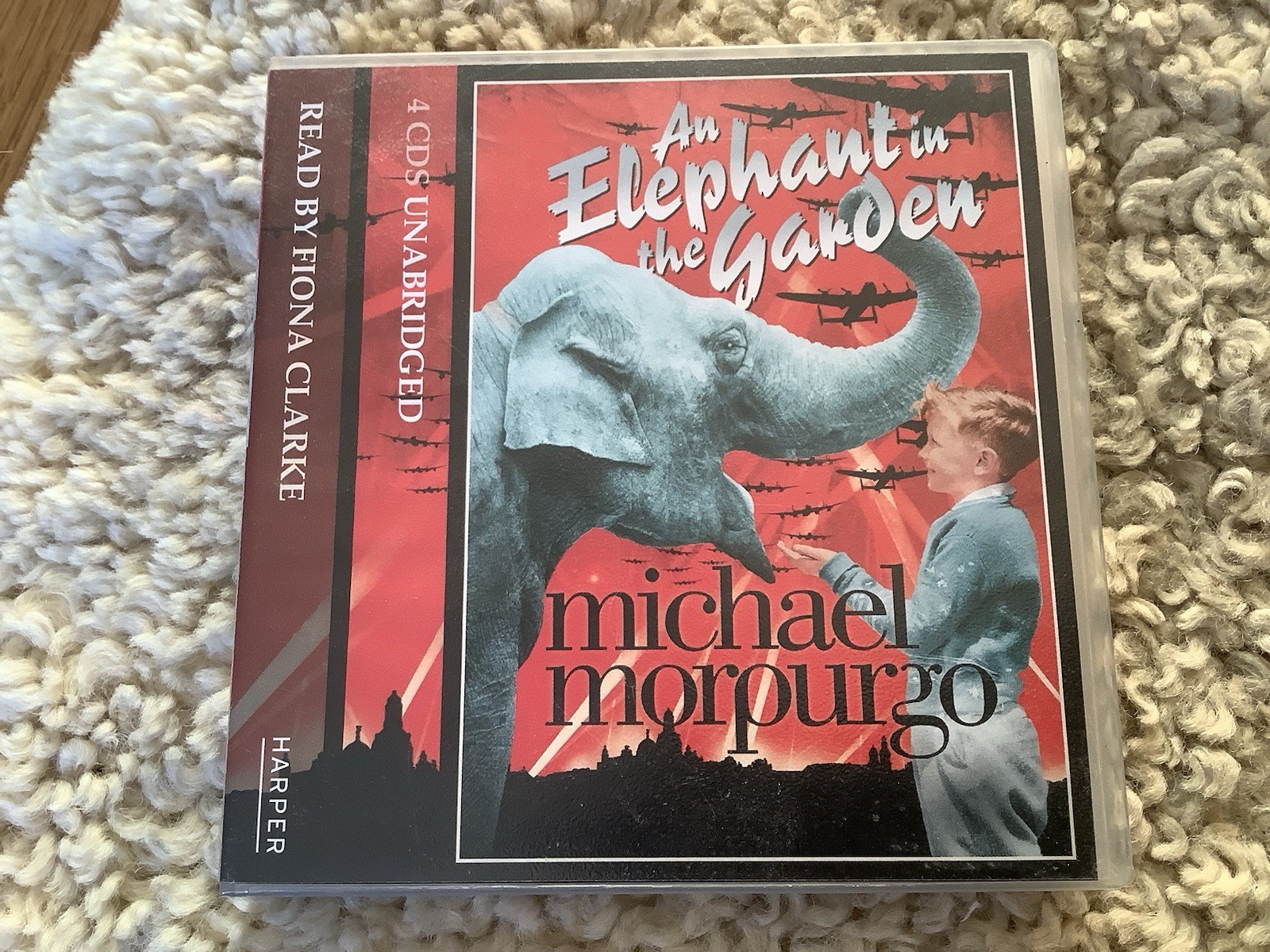 ‘An Elephant in the Garden’ by Michael Morpurgo. 4 CD Audiobook