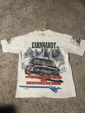 Guns And Horse Power Dale Earnhardt Vintage NASCAR Shirt