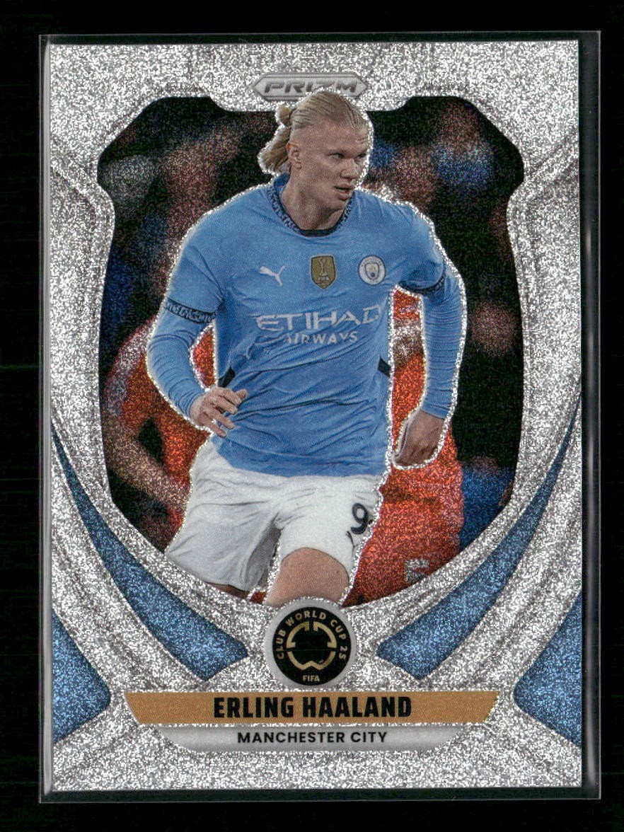 2025 Panini Prizm FIFA Club World Cup Erling Haaland Glitter Prizms #136