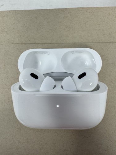 Apple AirPods Pro 2 Active Noise Cancelling Earbuds w/ Hearing Aid Feature White