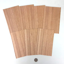 1 Lot Of 7pcs Ribbon Stripe Quartered Eucalyptus Raw Veneer Shorts, Lot #4213