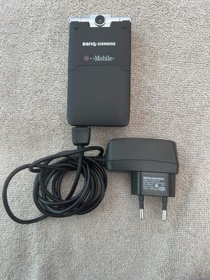 Benq-Siemens altes Klapp- Handy, Vintage EF 81 ohne Akku mit Netzteil 