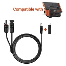 Solar Panel Adapter for Jackery Solar Connector to DC 8mm Extension Cable
