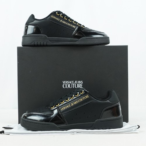 Versace Jeans Couture Brooklyn Low Top Sneakers In Black Men's Size EU 40/US 7.5