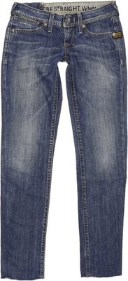 G-Star Core  Damen Blau Straight Slim  Jeans W26 L30 (86119)