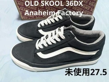 Men 9.5US Vans Old Skool 36Dx Black Anaheim Model