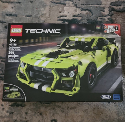LEGO Technic Ford Mustang Shelby GT500 Pull-Back 42138 Set 544pcs Age 9+